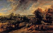 Peter Paul Rubens Return from the Fields Sweden oil painting artist